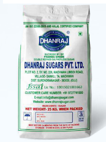 Pharma grade sugar Manufacturer and Supplier in India